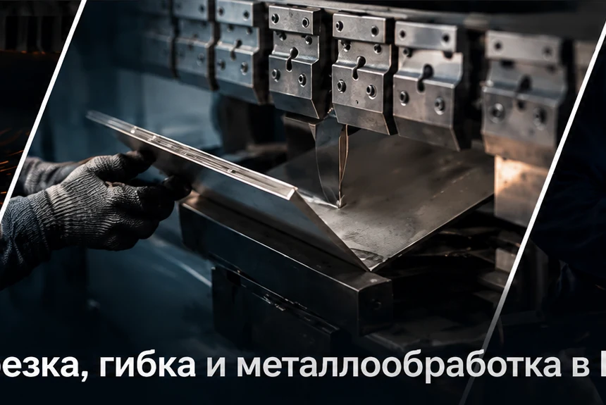 Гибка металла на листогибе ЧПУ